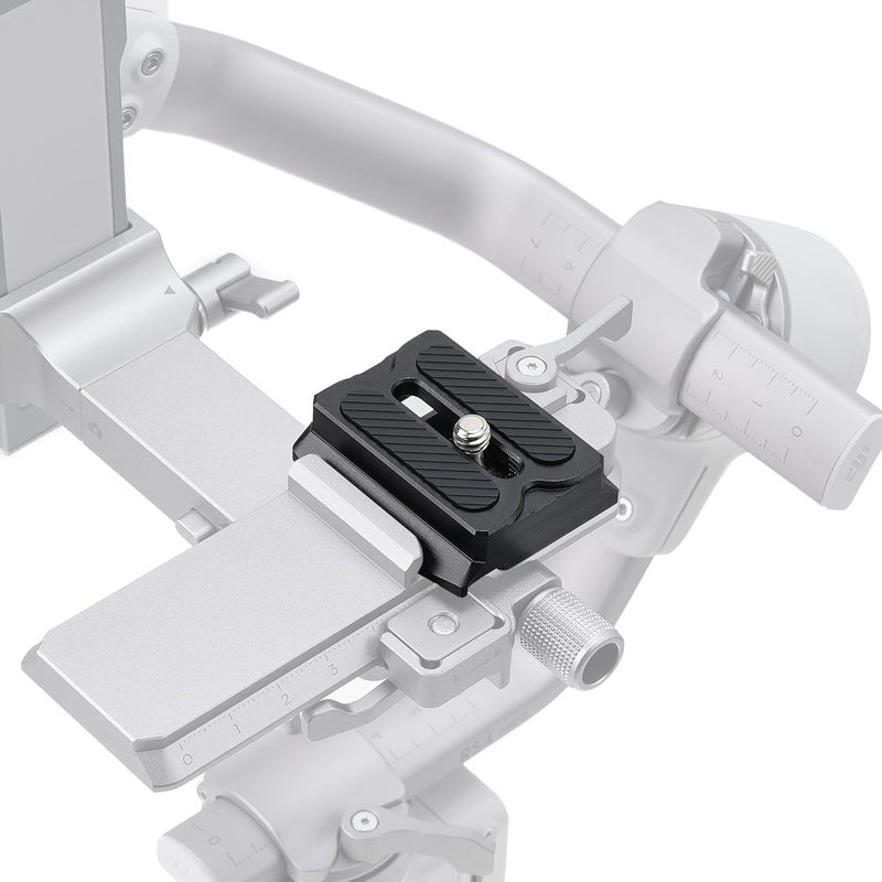 Hersmay RS3/RS4 لوحة إطلاق سريعة صغيرة لجهاز DJI Ronin RS3mini Stabilizer لوحة إطلاق سريعة علوية لجهاز DJI RS4 Mini/ RS3 PRO/ RS2/ RSC2 Stabilizer للكاميرات Arca Swiss - Image 1